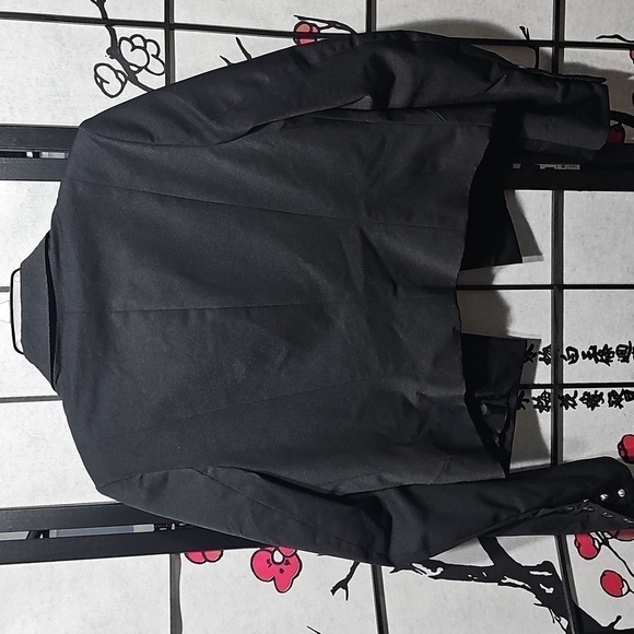 Avenue Montaigne Black Blazer Jacket Size 5 - Picture 5 of 5